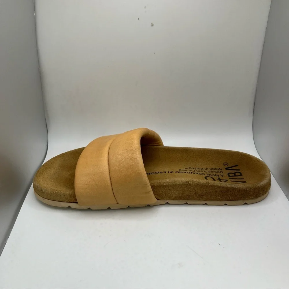 VIBA Padded Slide Sandals in Tan - Picture 7 of 10